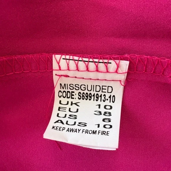 Missguided Hot Pink Mini Skirt - Picture 5 of 6